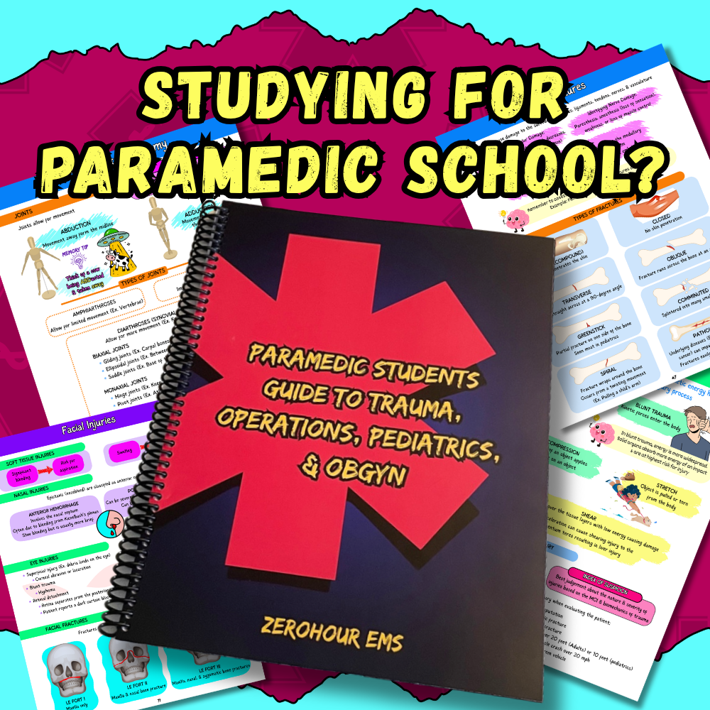 Shop paramedic students guide to trauma, operations, pediatrics, & obgyn