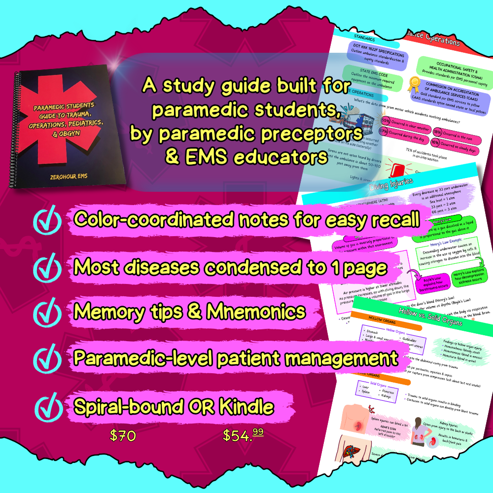 paramedic students guide to trauma, operations, pediatrics, & obgyn paramedic students guide to trauma, operations, pediatrics, & obgyn